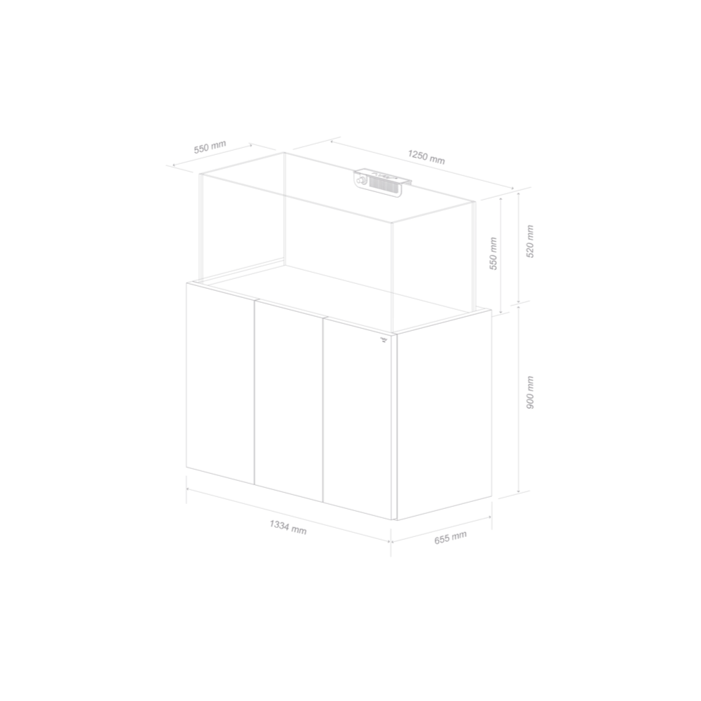 Nyos Opus G2 440 Pro-Line Aquarium – Bild 12